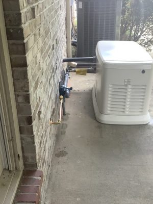 a close up of a brick building