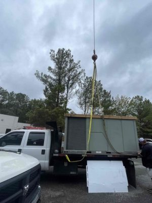 a car parked in a parking lot
