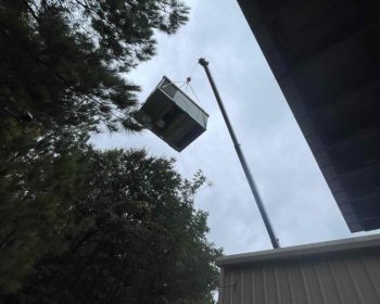 a sign on the side of a building
